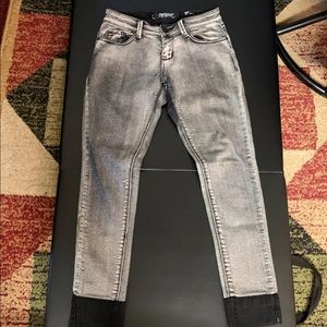 Gray Acid Wash Lip Service Jeans